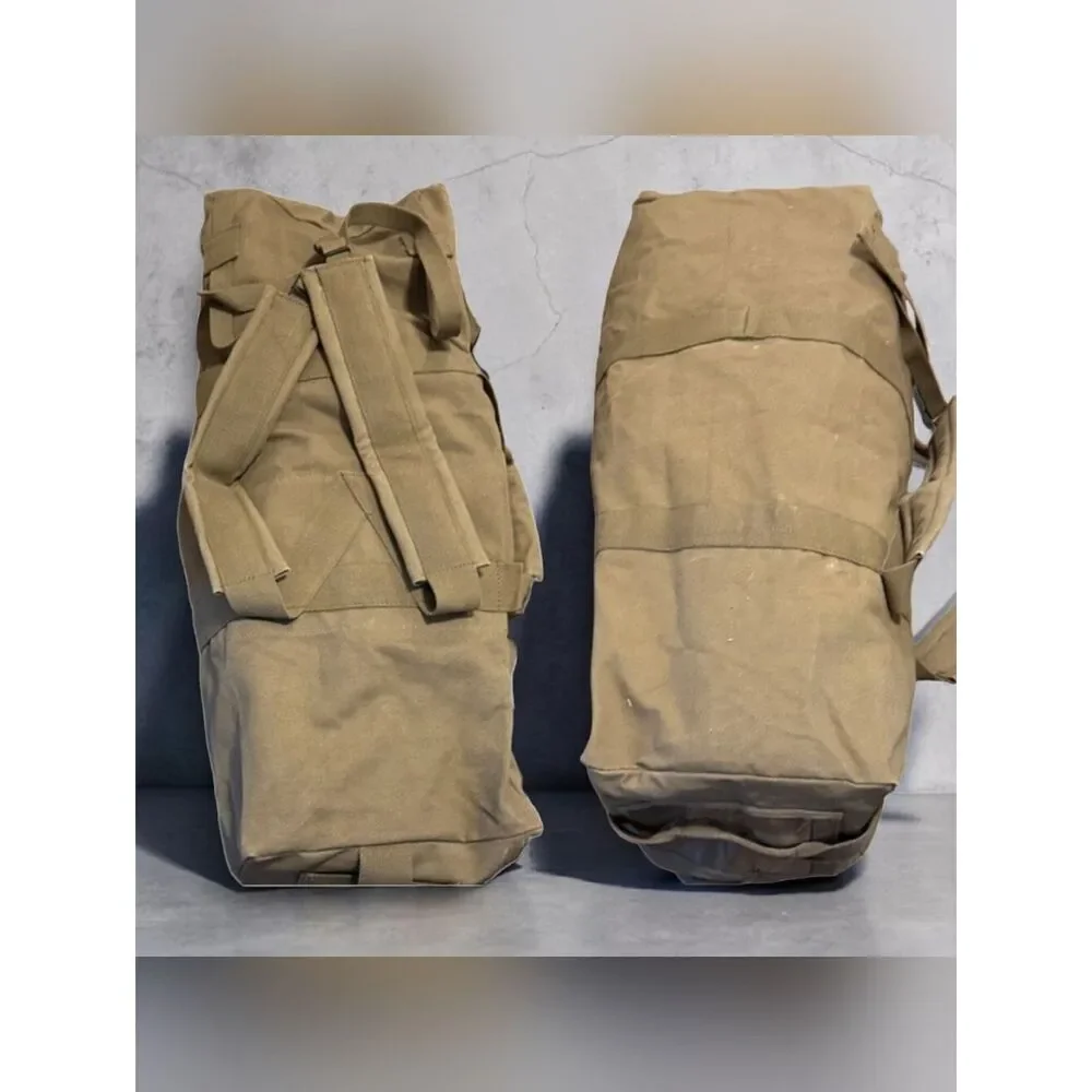Terminator Movie Themed Rothco Olive Green Canvas Duffel /Backpack Bag NWT